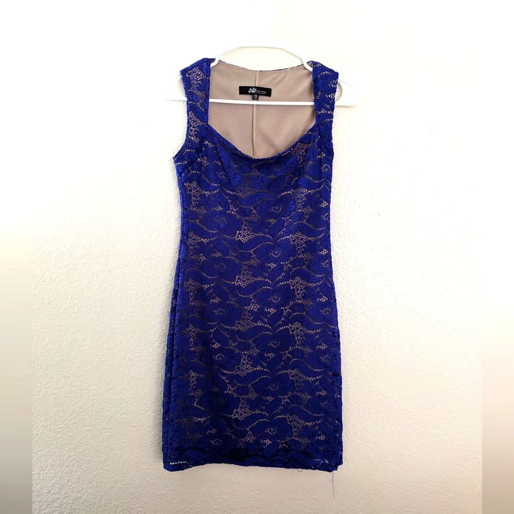 Coral Blue Cocktail Dress